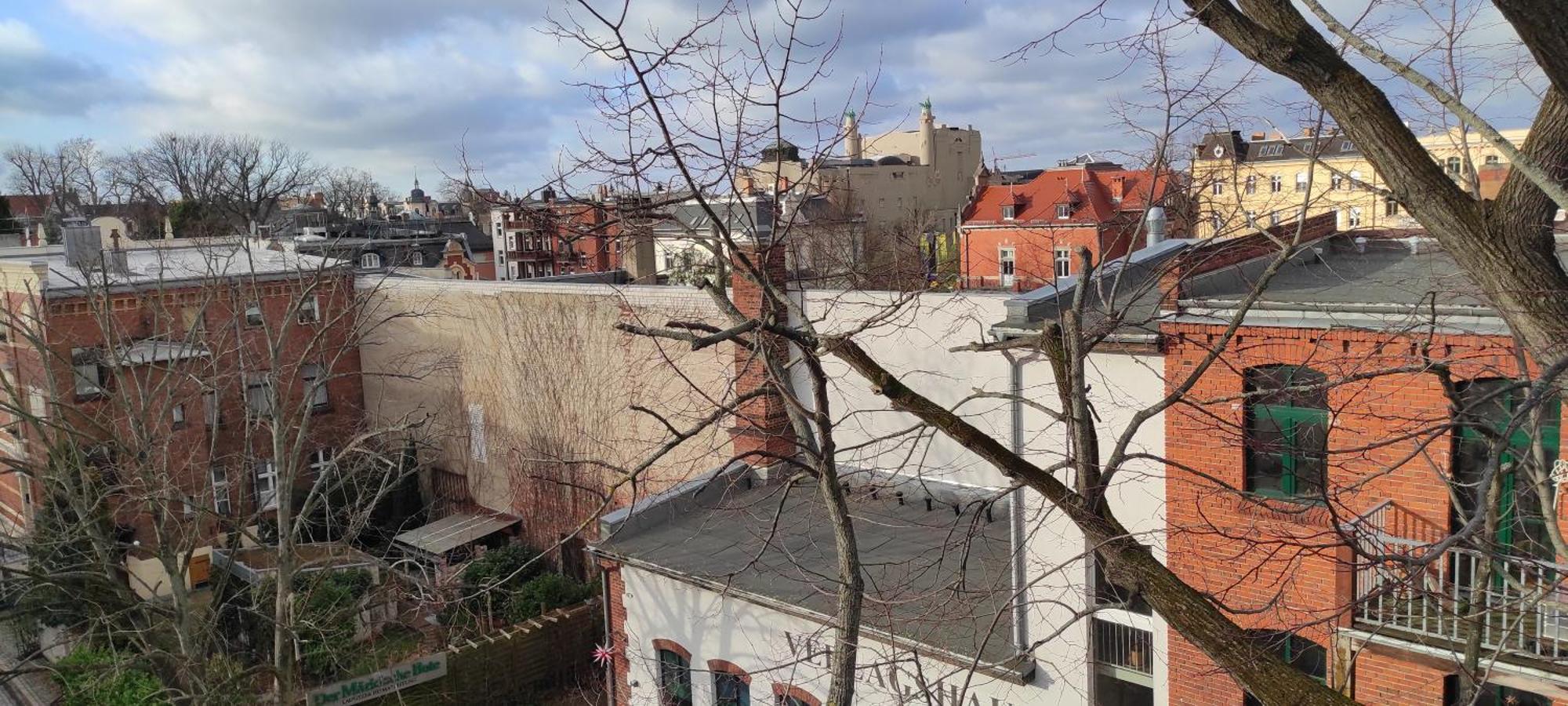 Apartment Cottbus City Mit Blick Ueber Die Daecher - Fuer Treppensteiger Eksteriør billede